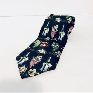Carter & Holmes Wine Winery Novelty Mens Tie